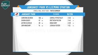 SMCA  Senior Men 1st Grade  Round 5  Jandakot Park v Leeming Spartan  Day 1 [upl. by Cornelius]