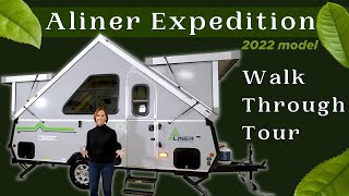 Aliner Expedition  2022 model  Walk Through Tour [upl. by Black]