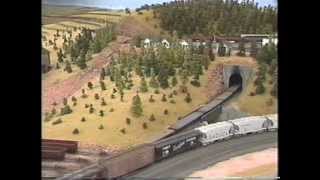 HO model railroad of Union Pacific in 1950s [upl. by Abrahan169]