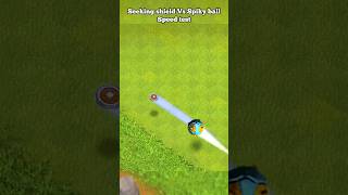 Seeking shield Vs Spiky ball speed test ll Clash of clans ll shorts clashofclans coc [upl. by Balas]