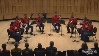 STRAVINSKY Octet Mvt 2 Tema con variazioni  quotThe Presidents Ownquot  US Marine Band [upl. by Travers]