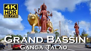 Grand Bassin  Ganga Talao  Shiva statue in 4K 60fps HDR Dolby Atmos 💖 Mauritius 👀 walking tour [upl. by Clemmie]