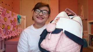 Whats In My Baby Girls HospitalDiaper Bag [upl. by Aihsenyt]