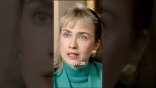 Set Falls onto Hillary as Shes Slandering a Woman Bill had an Affair with in 1992 [upl. by Eimmot]