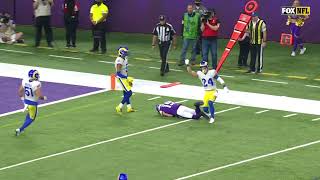 Adam Thielen HEATED after injury vs Rams [upl. by Chantalle]