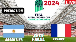 Argentina vs France FIFA FUTSAL World Cup 2024 Semi Final Expert Preview Prediction [upl. by Ycram]