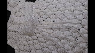 Vestido Largo Crochet para Niña 6 Meses y Más parte 1 de 2 cc [upl. by Bernete157]