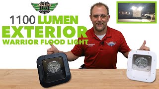 Leisure LED 1100 Lumen Warrior Flood Light Toy HaulerCamper Trailer RV Flood Light [upl. by Llertniuq814]