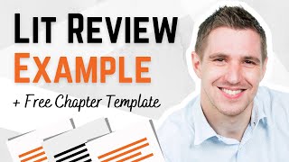 Literature Review Example amp Sample Full Walkthrough  Free Proposal Template [upl. by Dlarej]