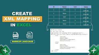 How to Create XML Mapping in Excel [upl. by Id678]