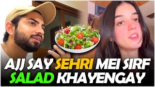 Aj Se Sehri Mein Sirf Salad Khaengay  Laraib Khalid  Zarnab Fatima  Zaraib [upl. by Nibor]