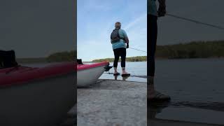 Fishing on crown land kayak kayakfishing adventures nature ontario outdoorscanada [upl. by Rosner]