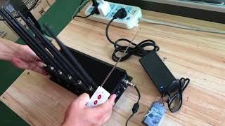 RCJ40D 6 bands cell phone jammer GPSWIFI4G [upl. by Chaffin]