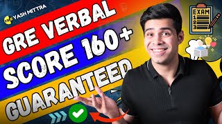 New GRE Verbal 10 Tips and Strategies to score 160  Tricks Revealed  No Coaching Needed [upl. by Neom]