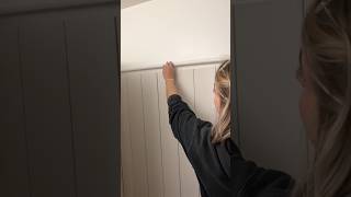 Vertical shiplap in the guest bathroom renovationlife diy bathroommakeover renovation bathroom [upl. by Fina]