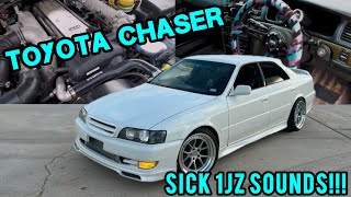 1JZ Toyota Chaser Tourer V makes all the right turbo flutter sounds [upl. by Wenda461]