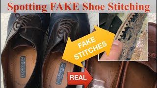 How to Spot FAKE Shoe Sole Stitching [upl. by Emma]