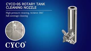 Tank Cleaning Nozzles  CYCO05 Rotary Tank Cleaning Nozzle [upl. by Cadmann]