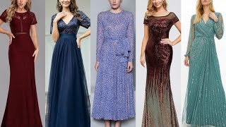 Plus Size Formal Wear Chiffon Maxi Dresses and Evening Dresses Designs [upl. by Elyak]