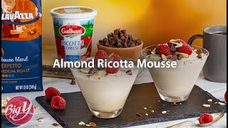 Almond Ricotta Mousse Recipe [upl. by Aoht]