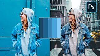 How to INSTANTLY Color Match in Photoshop CC Tutorial [upl. by Styles436]