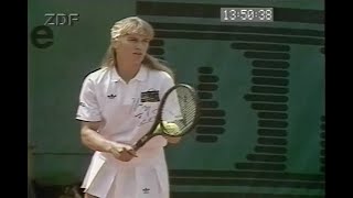 Steffi Graf vs Jennifer Santrock Roland Garros 1990 R2 [upl. by Tollman931]