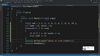 C program  foreach loop [upl. by Proudlove159]