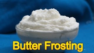 Home made Butter Frosting  Whipped cream  Icing for cake [upl. by Bum]