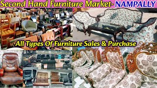 Nampally Furniture MarketSunday Furniture Market in HyderabadSecond Hand Furniture Market [upl. by Camila]