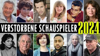 Deutsche Schauspieler die im Jahr 2024 verstorben sind [upl. by Resarf526]