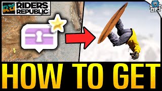 Riders Republic  HOW TO GET  FIND EPIC SECRET SURFBOARD SNOW BOARD RELIC  Fast amp Easy Guide [upl. by Llerdnad]