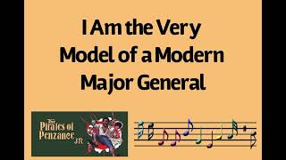 Modern major generalpirates of penzance￼ not full version karaoke [upl. by Tamarra]