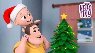 Deck the Halls 🎄🎅  Christmas Kids Songs and Nursery Rhymes  Hello Tiny [upl. by Clayberg]