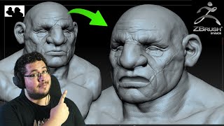 ZBrush Tutorial  How to Open Character Mouth [upl. by Anitsirhc]