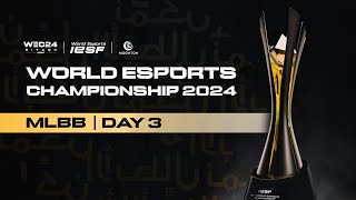 MLBB  MALAYSIA vs INDONESIA  PLAYOFF  IESF WORLD ESPORTS CHAMPIONSHIP 2024  DAY 3 [upl. by Nerin]