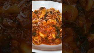 One pot sausage tortellini foodshorts youtubeshorts yummy cooking asmr pastafypage foodie [upl. by Odnalo241]