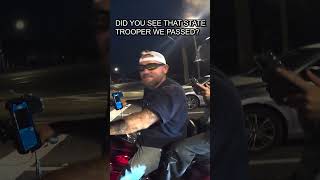 Did You See That State Trooper bikesvscops [upl. by Nwahsirhc]