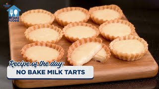 No Bake Milk Tarts  Home Foodie Cooking Show Madalicious [upl. by Santini]