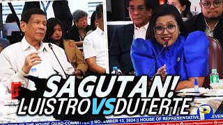 GINISA ni Jinky Luistro si dating Pangulong Duterte sa QuadCom hearing [upl. by Nwahsel]