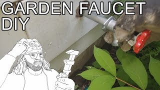 How to Replace Garden FaucetSillcock DIY [upl. by Richers109]