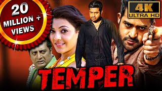 Temper 4K Ultra HD  Jr NTRs Blockbuster Action Hindi Movie  Kajal Aggarwal Prakash Raj [upl. by Blakely]