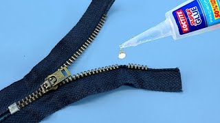 Tailors Dont Want You To Know This Method Fix Broken Zipper in 2 Minutes [upl. by Shwalb]