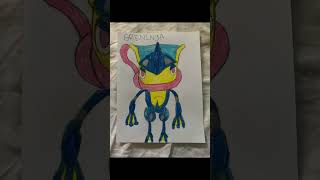 My Drawing Of Greninja [upl. by Ettore]