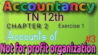 TN 12th accounts chapter 2  Exercise 1 Qno 1 [upl. by Schott]