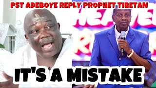 MOMENT PST ADEBOYE REPLY PROPHET TIBETAN ON TITHING AGAIN [upl. by Etnomal]