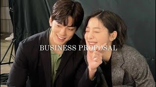 youngseo and sunghoon five kissing scene moments  businessproposal [upl. by Elay]