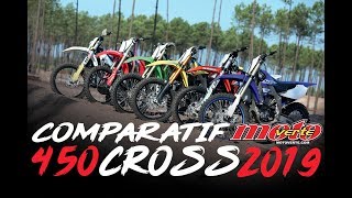 Comparatif 450 cross 2019 © Motovertecom [upl. by Pansy]