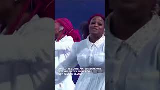 WCNC shorts Sainted Trap Choir from Charlotte gets the goldenbuzzer on AGTfantasyleague [upl. by Aicnerolf]