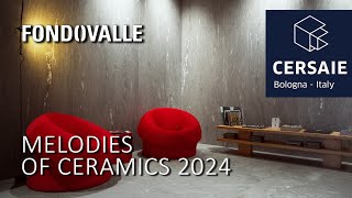 Fondovalle porcelain stoneware novelties at Cersaie 2024 in Bologna [upl. by Parent24]