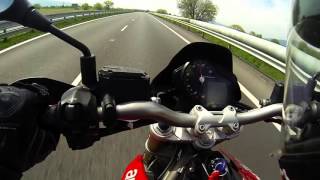 Aprilia Dorsoduro 750 acceleration 0200 [upl. by Aneeg148]